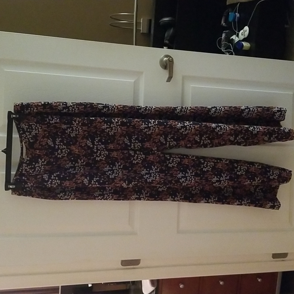 Michael Kors blue flower dress pants